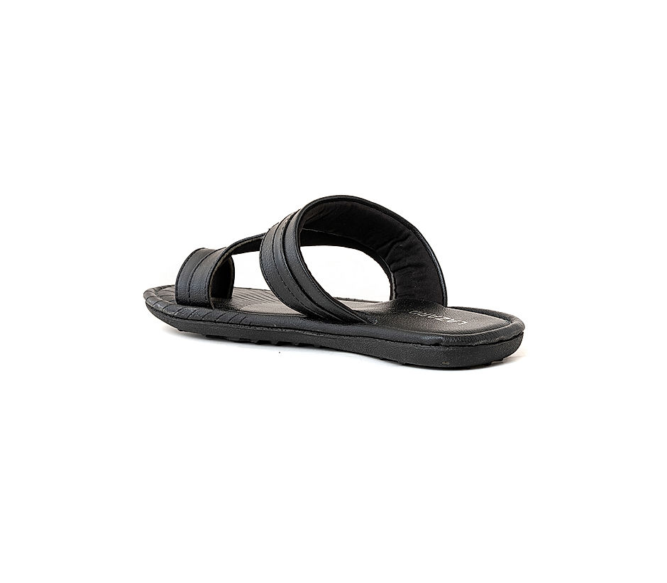 KHADIM Lazard Black Casual Slip On Sandal for Men (7323006)