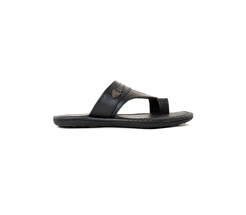 KHADIM Lazard Black Casual Slip On Sandal for Men (7323006)