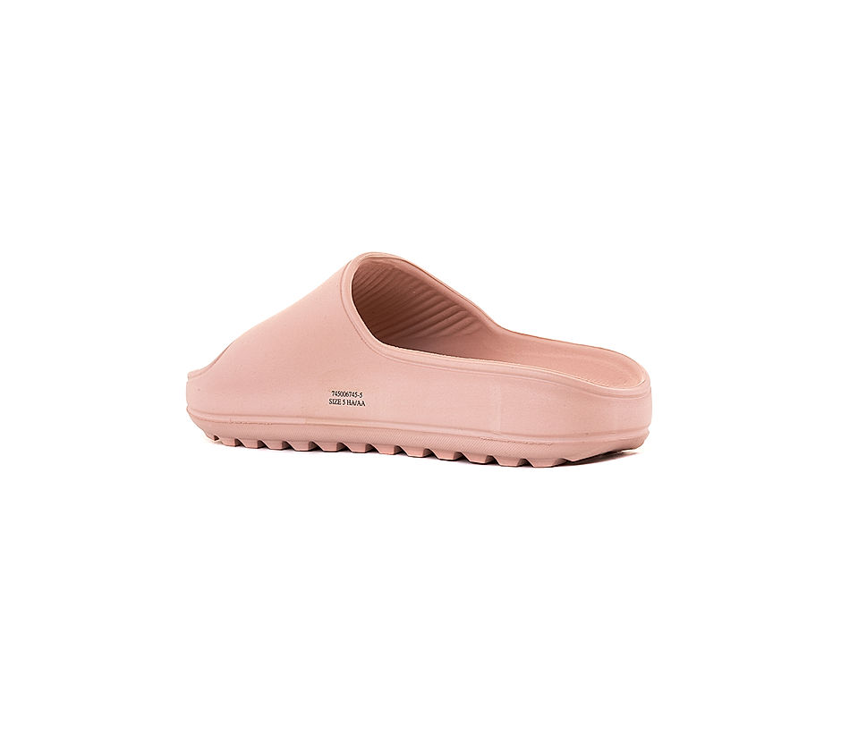 KHADIM Waves Pink Washable Mule Slide Slippers for Women (7450065)
