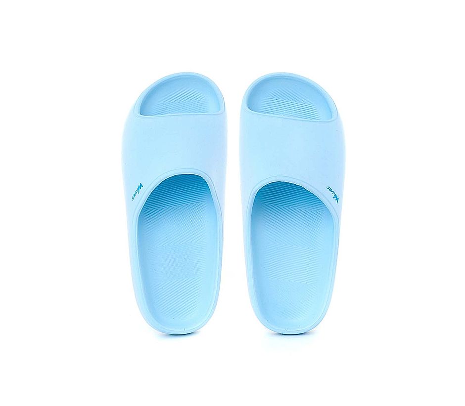 KHADIM Waves Blue Washable Mule Slide Slippers for Women (7450069)