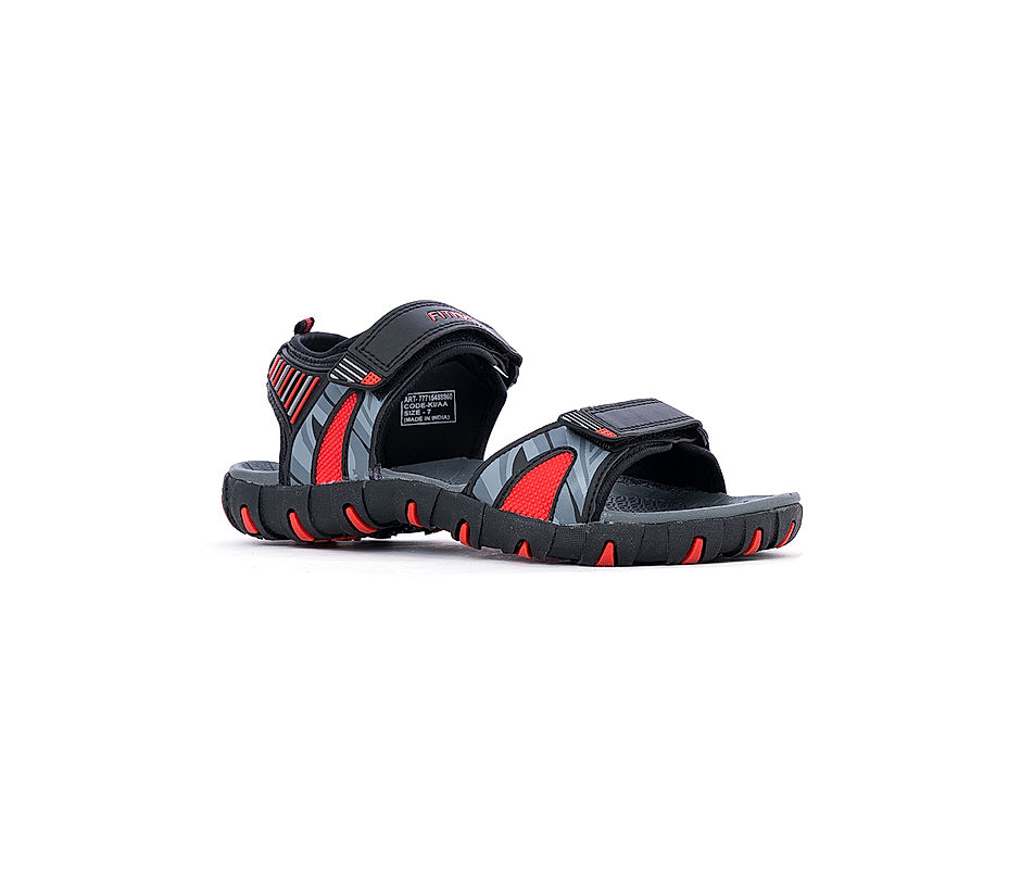 Fitnxt Black Floater Sandal for Men