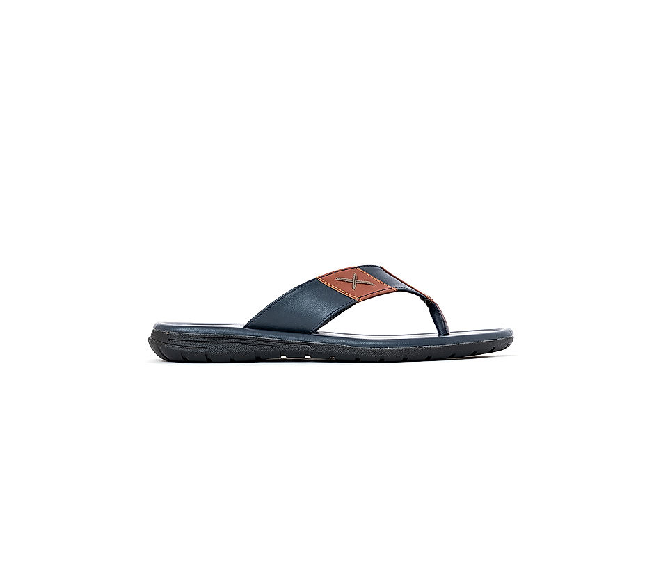 Khadim Navy Flip Flops for Men