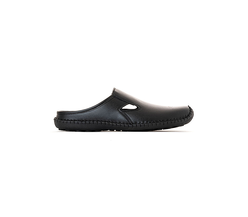 Mens closed toe slip on sandals hot sale