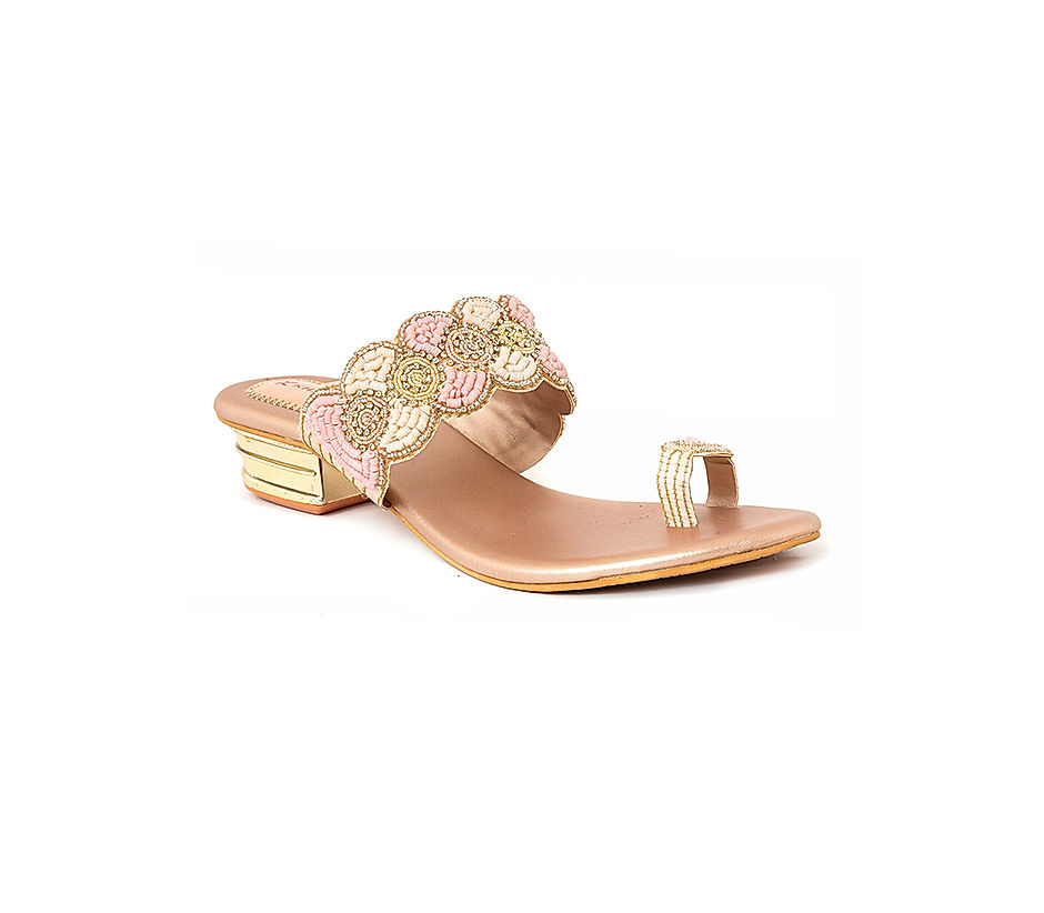 Buy Fiia Women Fashion Sandals For Wedding & Party Gold UK-4/Euro-37 at  Amazon.in