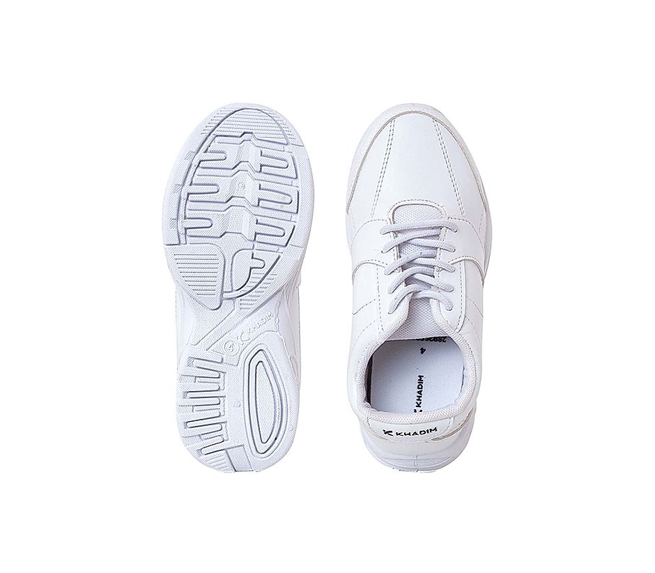 B91xZ Kids Fashion Sneaker Children Sports Shoes Girls Flat Sole Thick Sole  Non Slip Light Lace Up Hook Loop Solid Color (White, 13 Little Child) -  Walmart.com