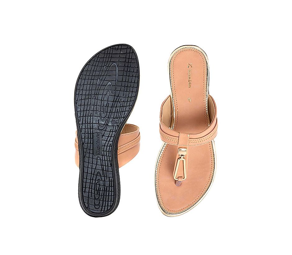 Slip On Party Wear Soft Stylish Casual Comfortable Black Flat Fashion  Sandals For Women, Size: 36-41 at Rs 330/pair in New Delhi