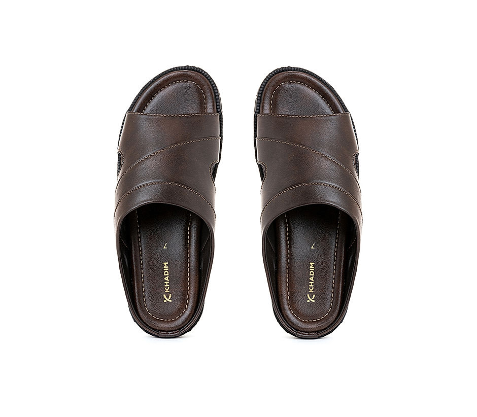 Buy Khadim Brown Mule Sandal for Men Online at Khadims 73228673240