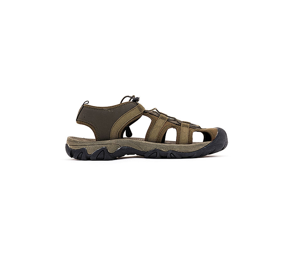 KHADIM Turk Olive Green Floaters Kitto Sandal for Men (5191137)
