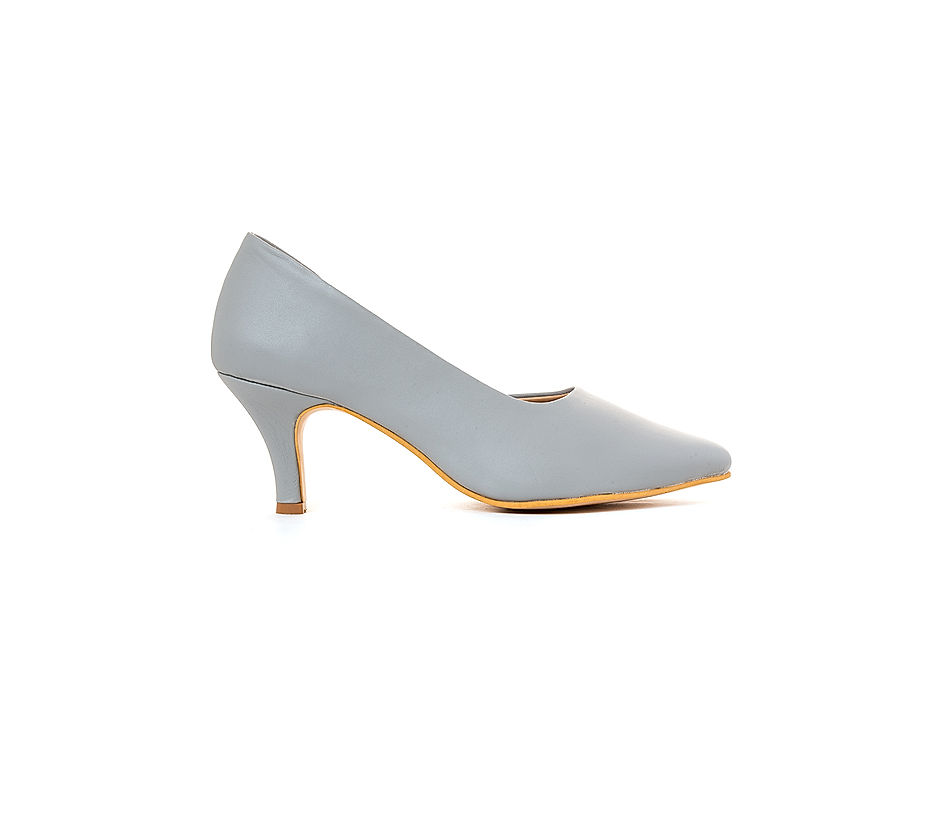 Women's Grey Dress Shoes Mesh Lace Up Heels Peep Toe Stiletto Heels  Sandals|FSJshoes