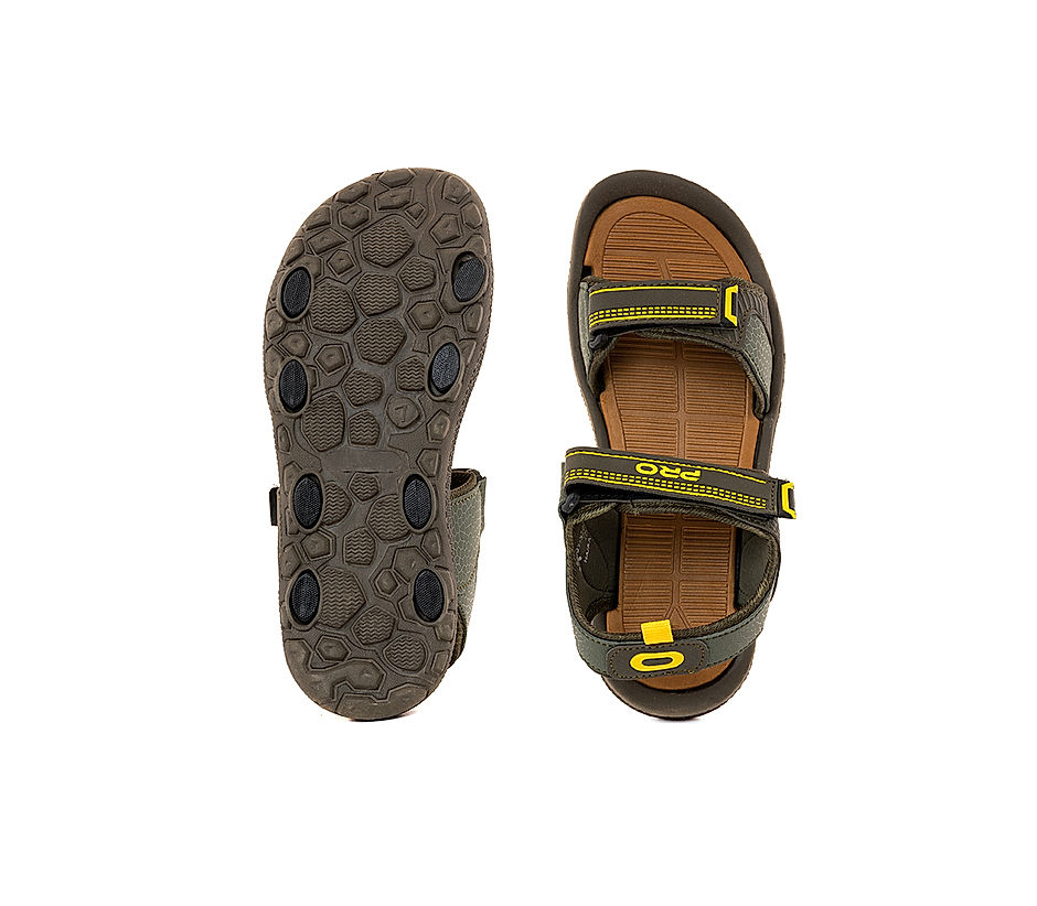 KHADIM Pro Olive Green Floaters Kitto Sandal for Men (5290317)