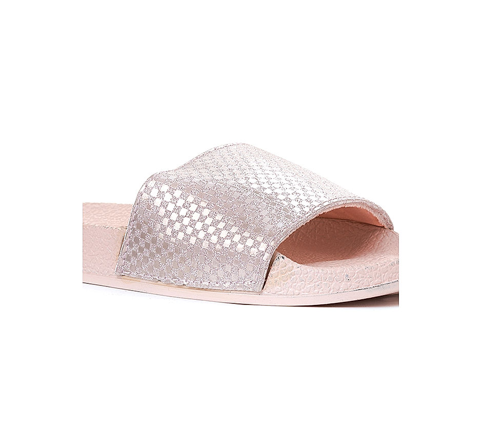 KHADIM Waves Pink Casual Mule Slide Slippers for Women (6960055)