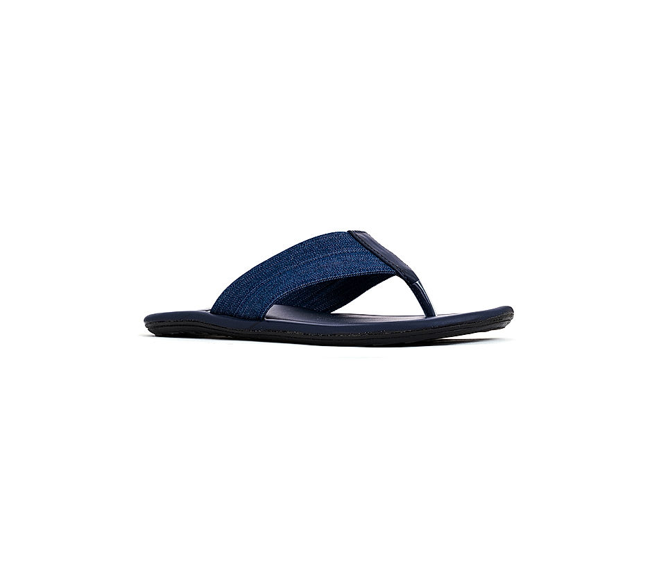 Khadim Blue Flip Flops for Men