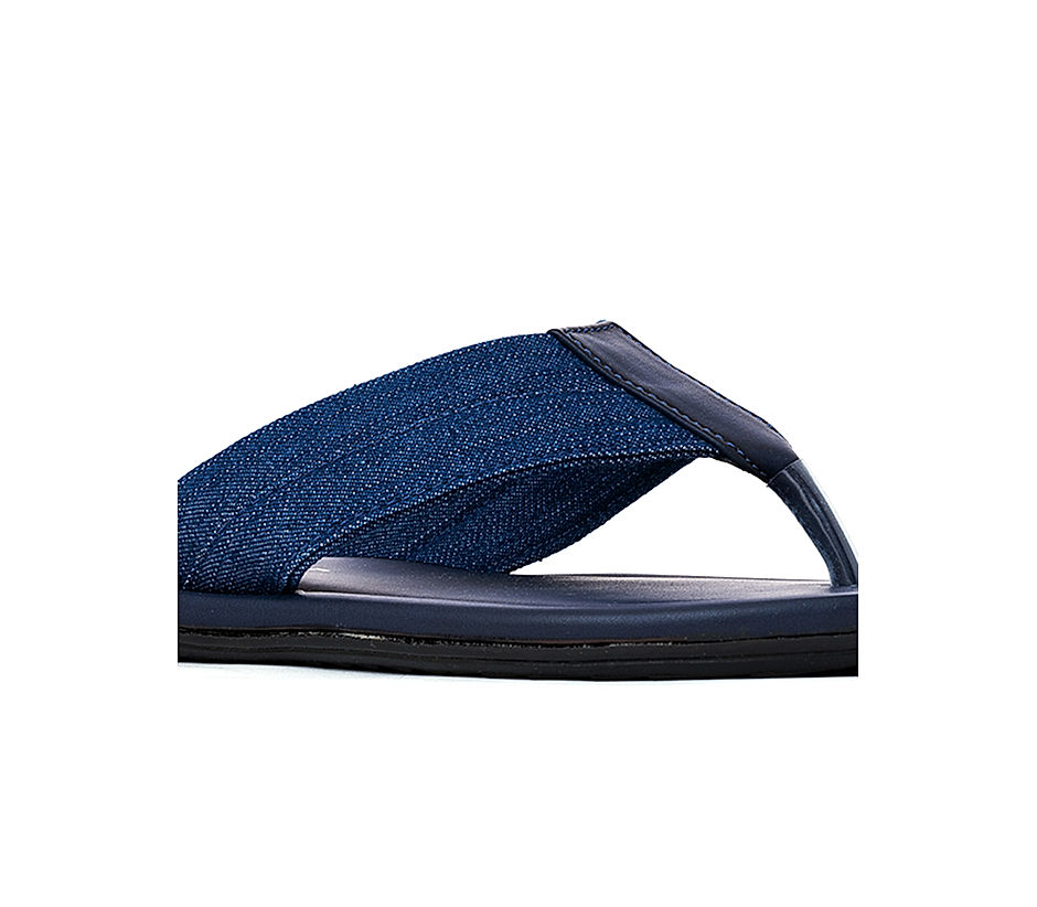 Khadim Blue Flip Flops for Men