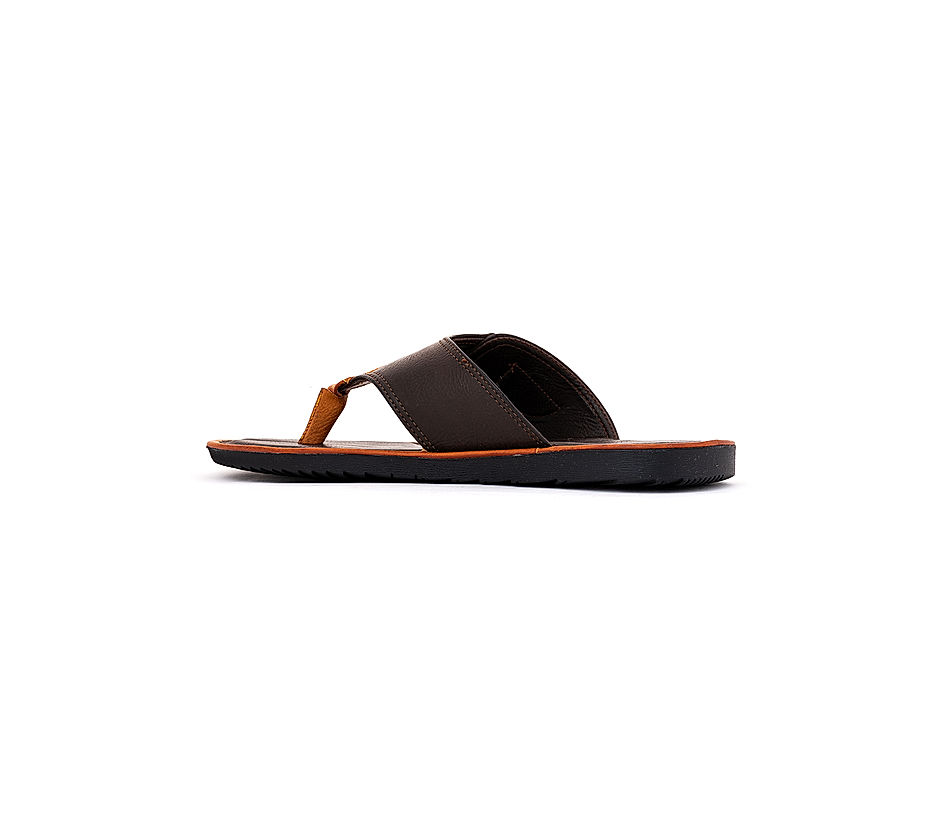 Khadim Brown Casual Slip On Sandal for Men