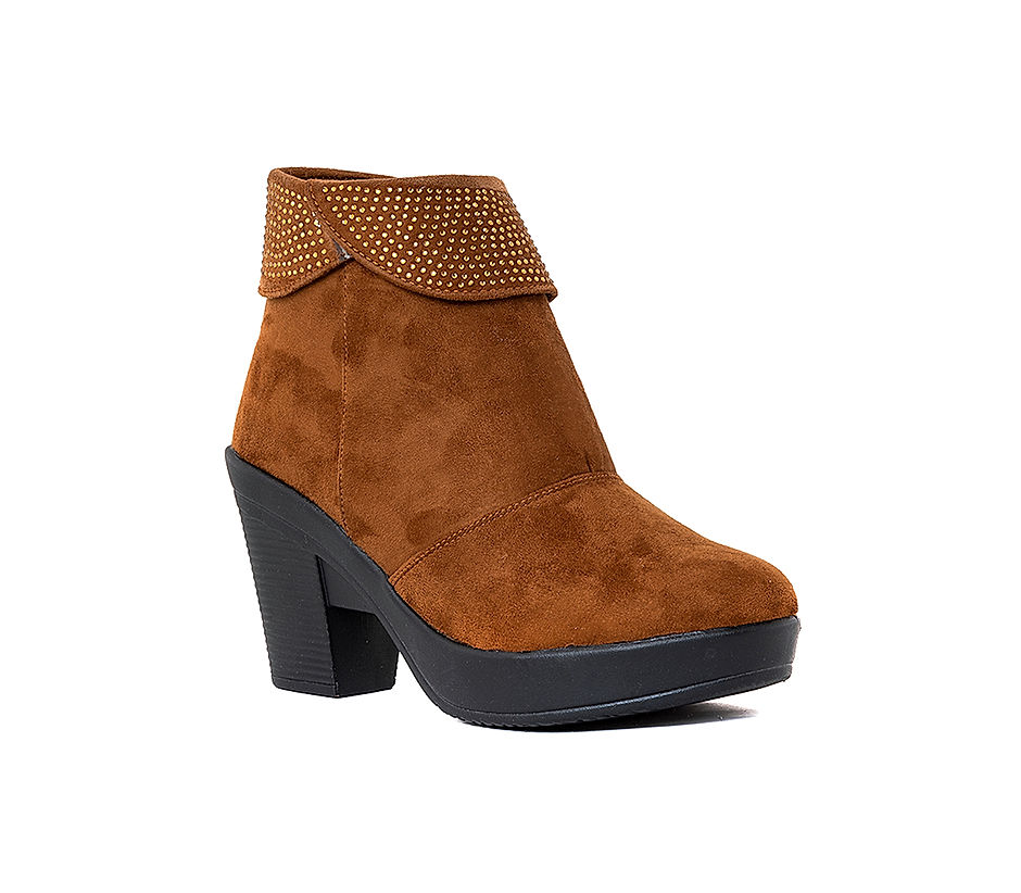 Fashion Black Suede Street Wear Knee High Womens Boots 2024 9 cm Block Heels  Square Toe