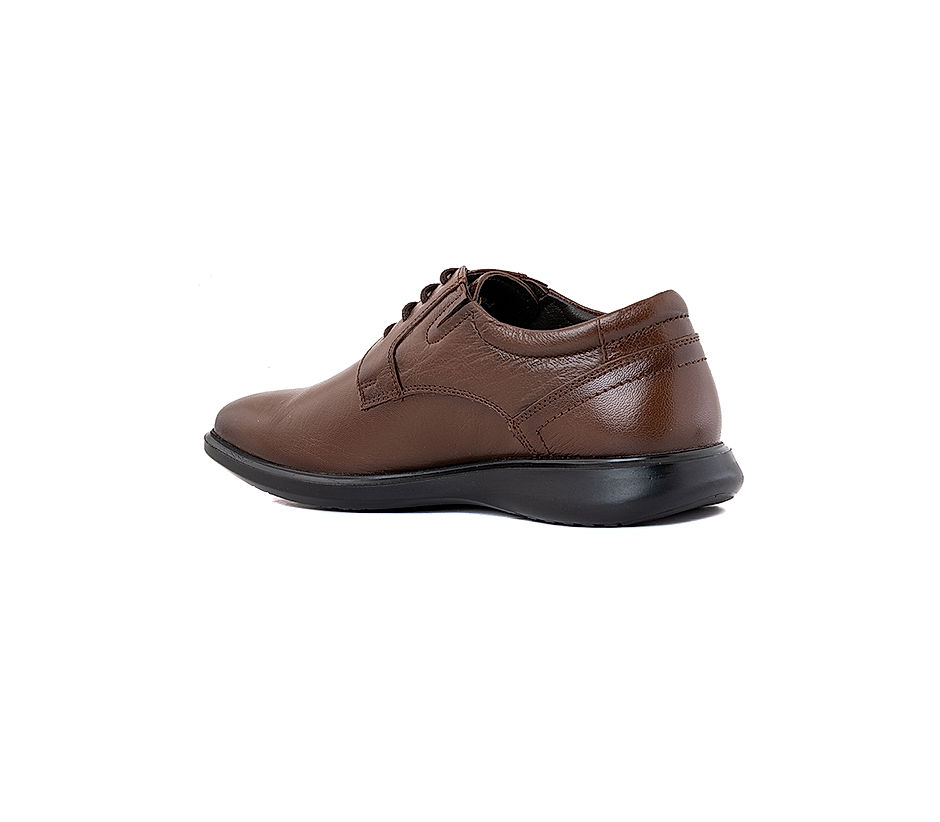 KHADIM British Walkers Brown Leather Formal Derby Shoe for Men (3592524)