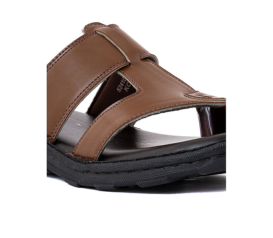 Buy online Khadims Faux Leather Brown Fisherman Sandal from Sandals and  Floaters for Men by Khadims for ₹749 at 0% off | 2024 Limeroad.com