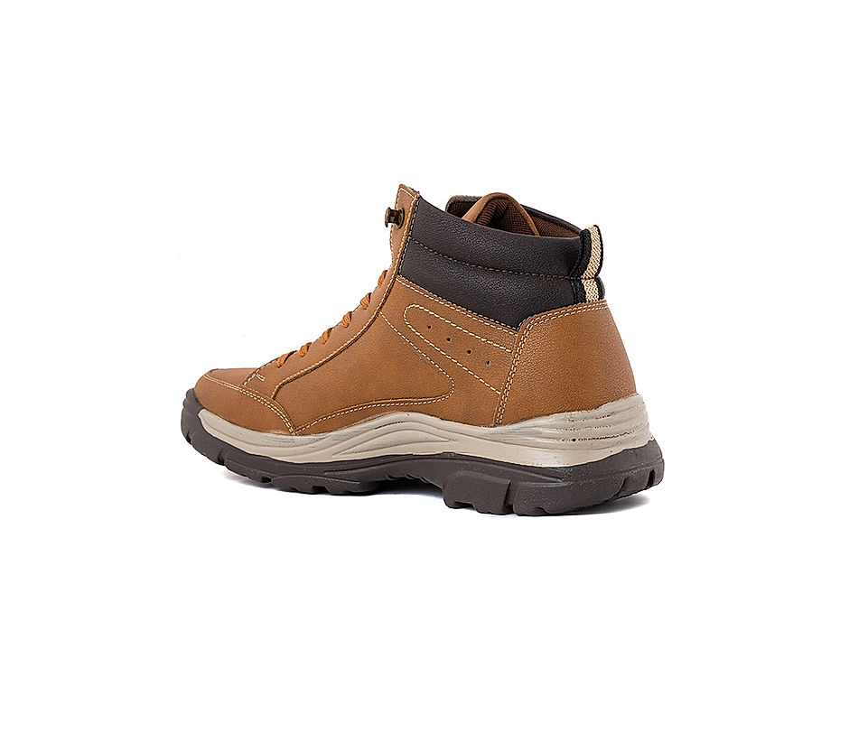 KHADIM Turk Brown Hiking Boots for Men (5661198)