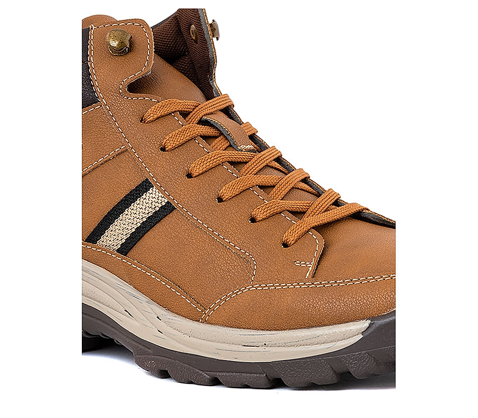 KHADIM Turk Brown Hiking Boots for Men (5661198)