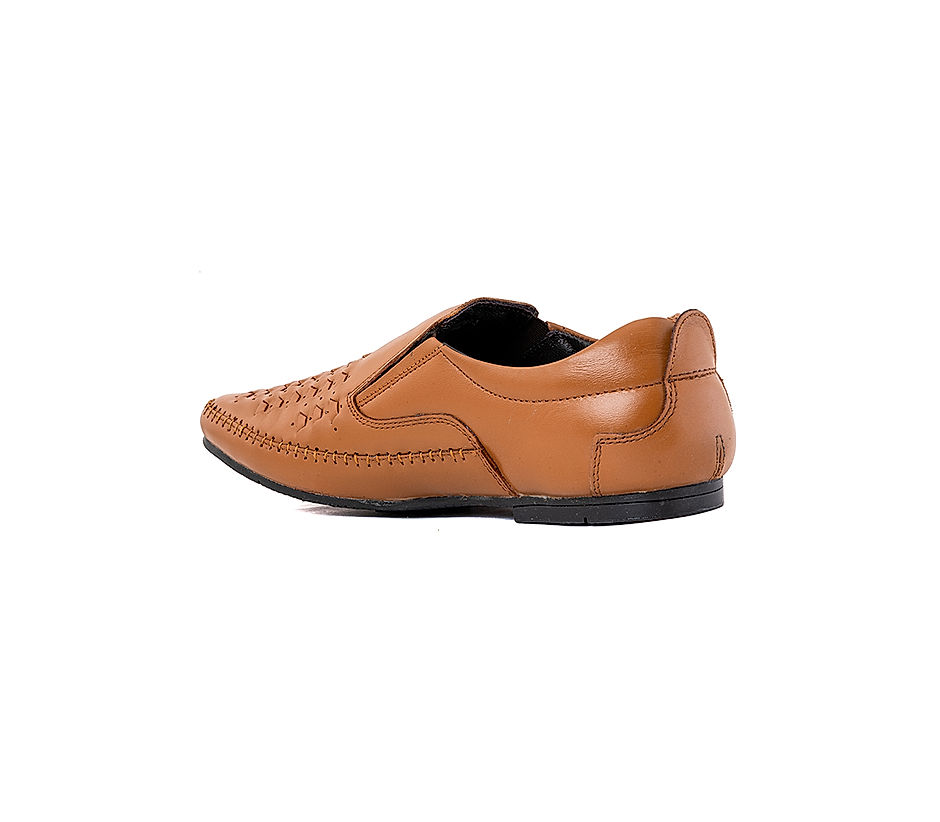 KHADIM Lazard Brown Leather Loafers Casual Shoe for Men (6940073)