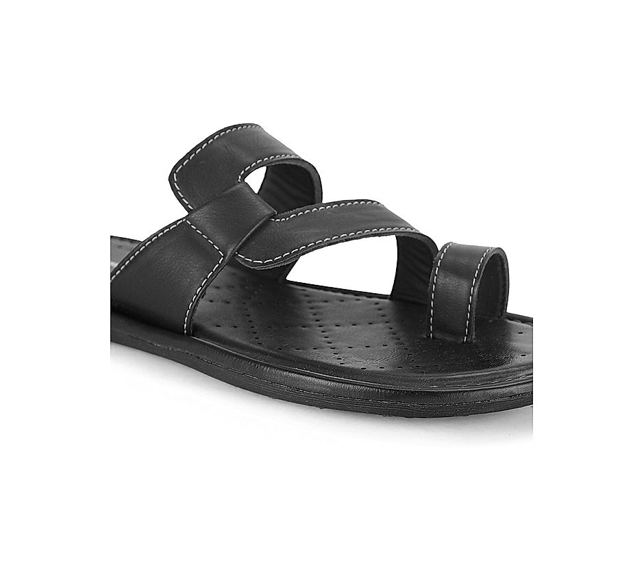 KHADIM Black Casual Slip On Sandal for Men (3361296)