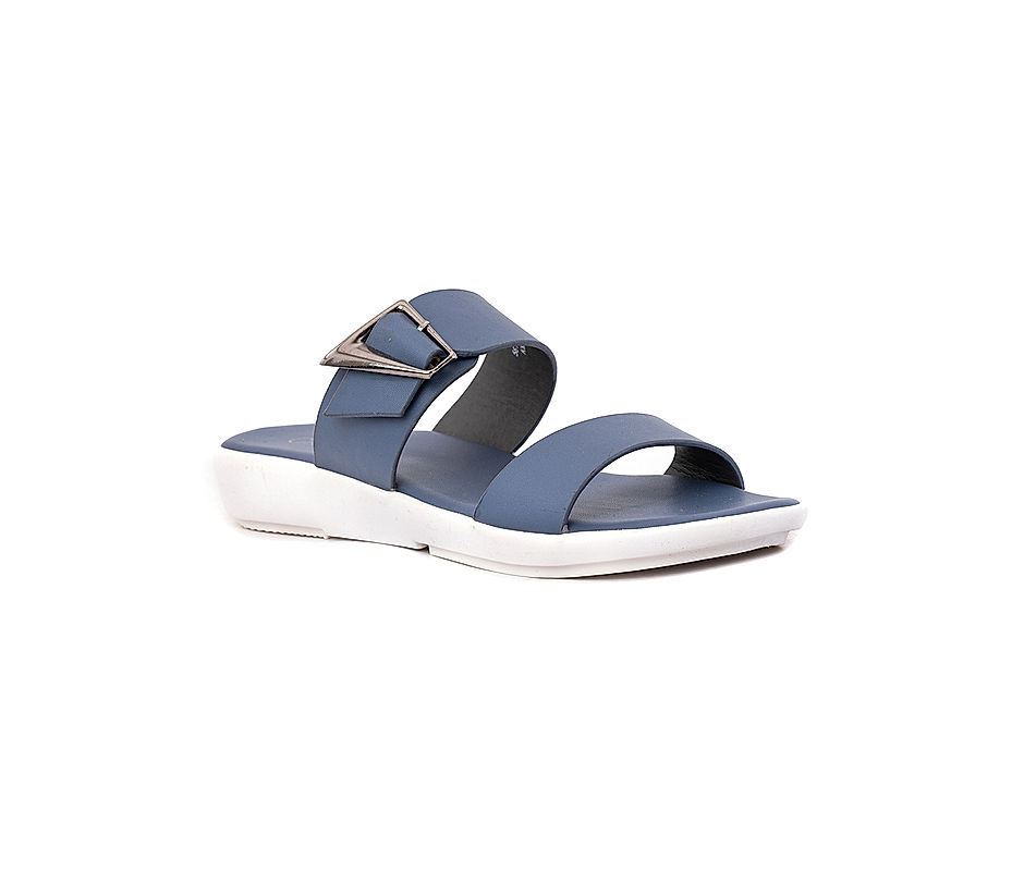 Cozy Multisnake Navy - Women's Slide Sandal | SAS Shoes