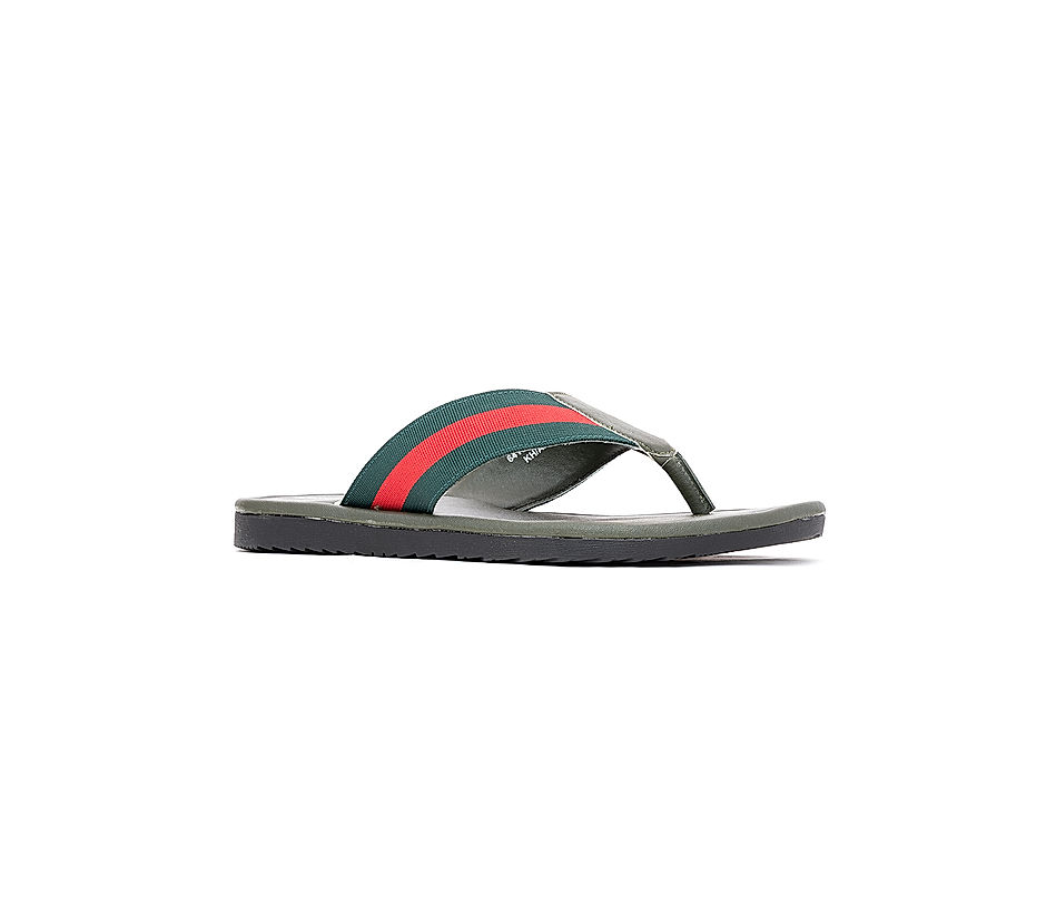 Khadim Green Flip Flops for Men