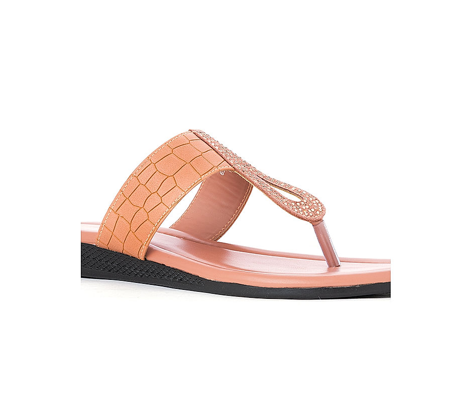 JAL Peach Sandals For Kids - Jalshoes