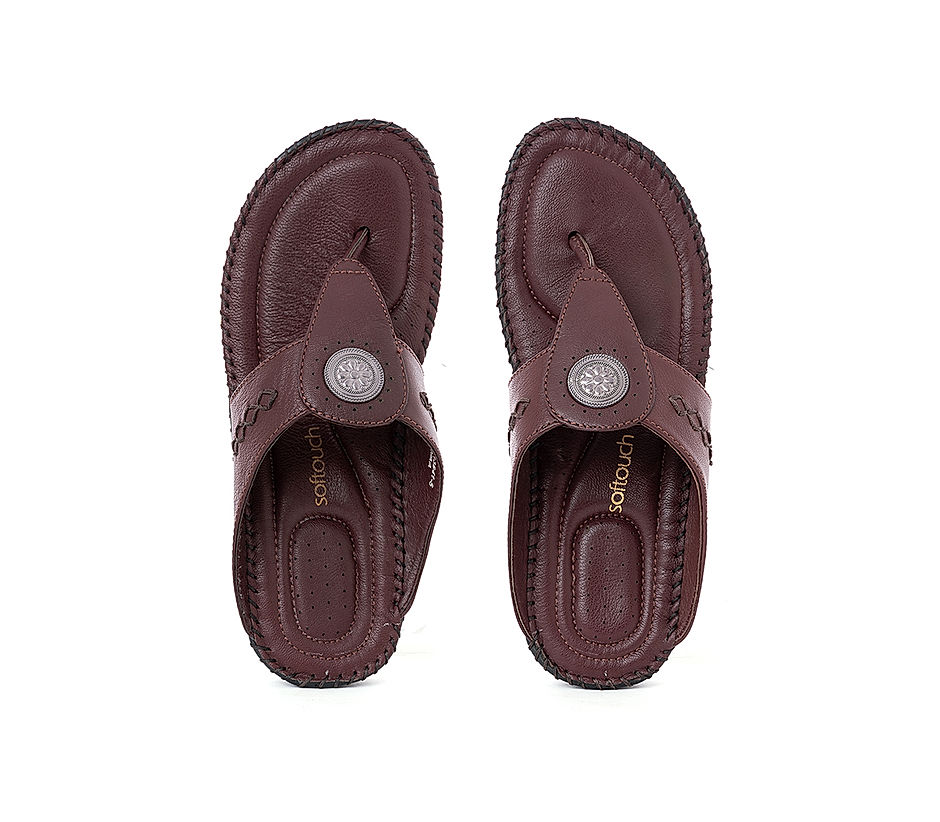 Buy Softouch by Khadims Men's Grey Toe Ring Sandals for Men at Best Price @  Tata CLiQ