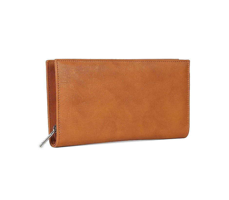 Khadim Brown Clutch Bag Wallet for Women (3482743)