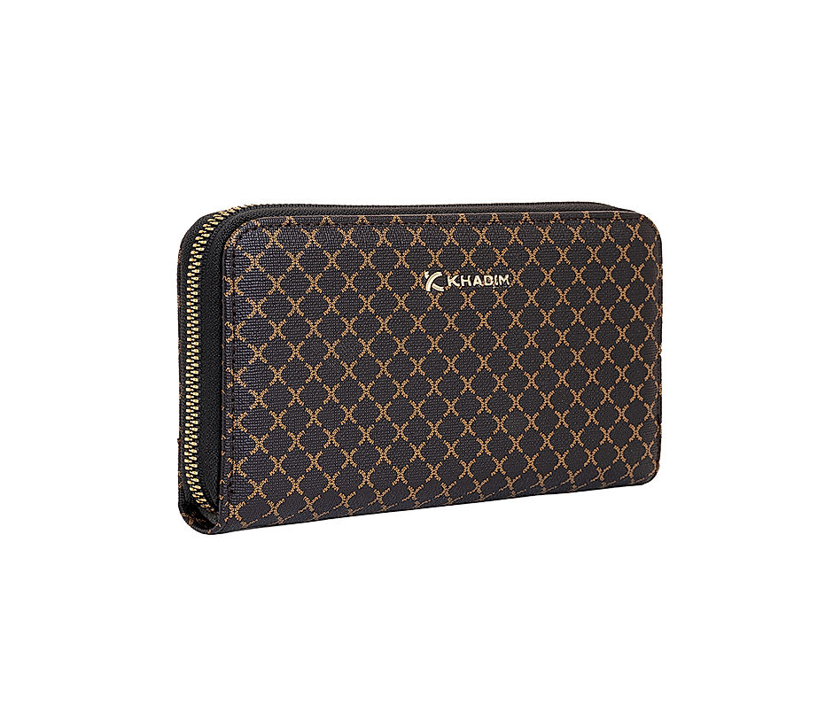 Khadim Brown Clutch Bag Wallet for Women (4514604)