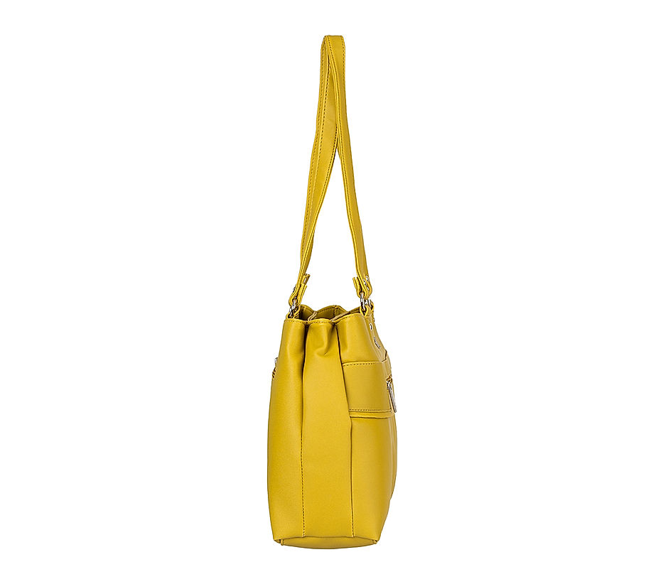 Buy Caprese Women Yellow Hand-held Bag Soft Yellow Online @ Best Price in  India | Flipkart.com