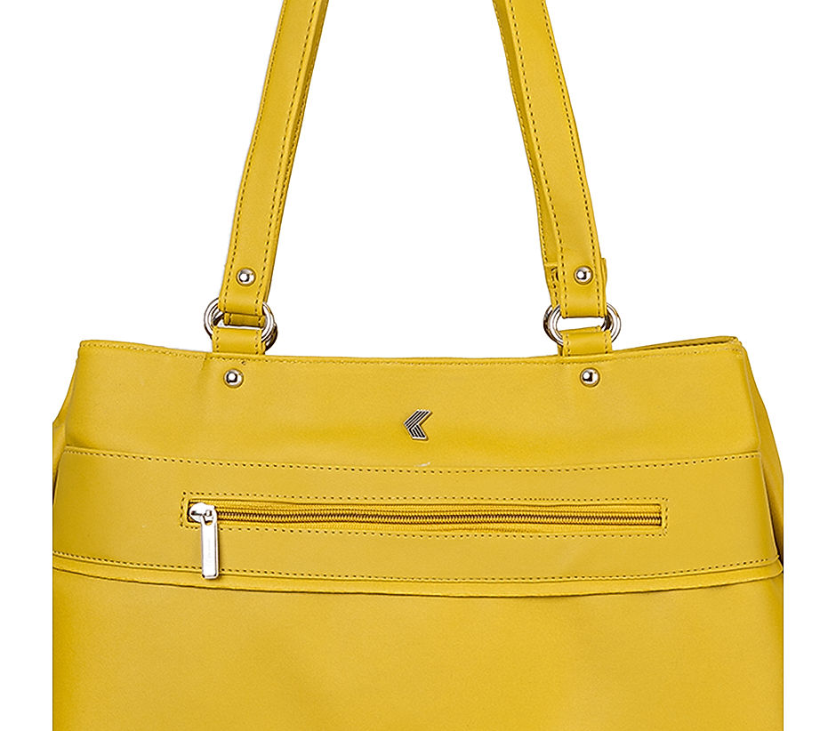Buy Eske Emma Yellow Rivets Medium Handbag For Women At Best Price @ Tata  CLiQ