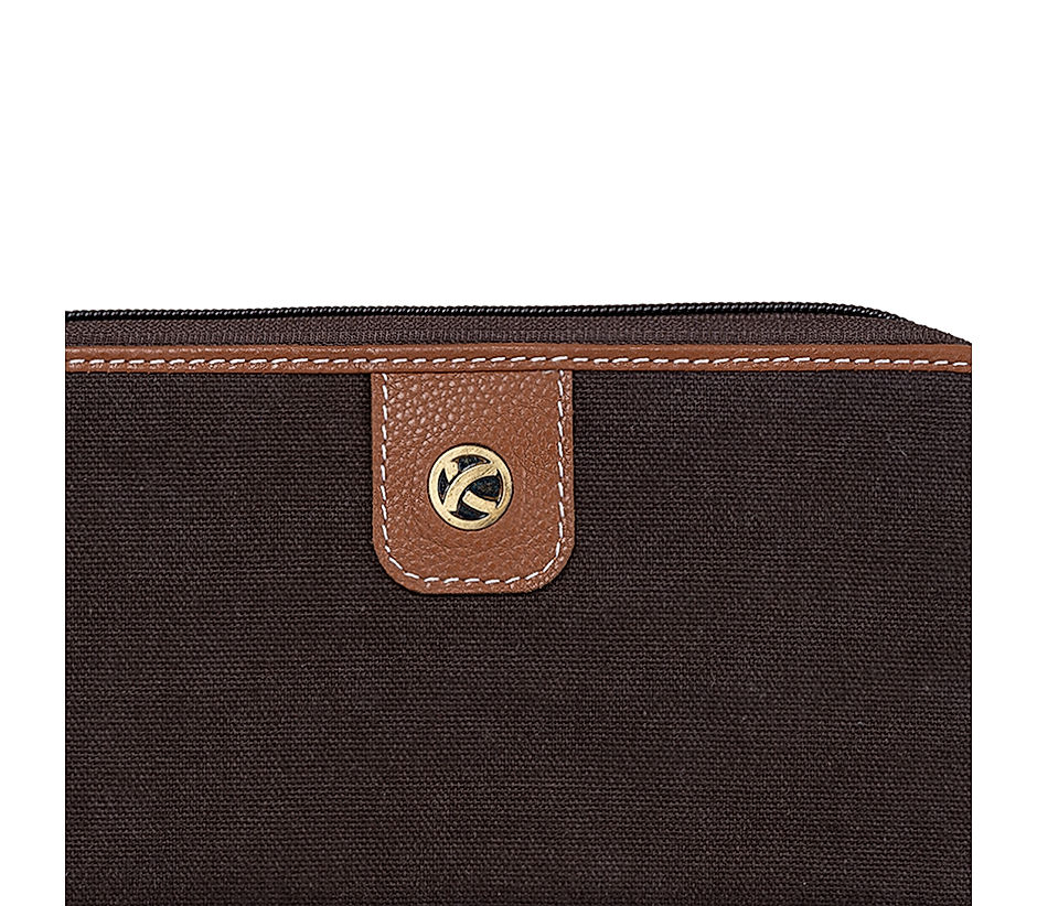 Khadim Brown Clutch Bag Wallet for Women (6740274)
