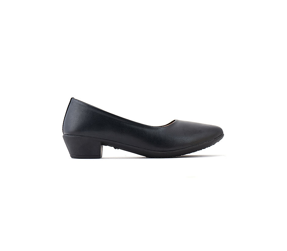 Heels & Wedges | Black Kitten Heels for Office wear | Freeup