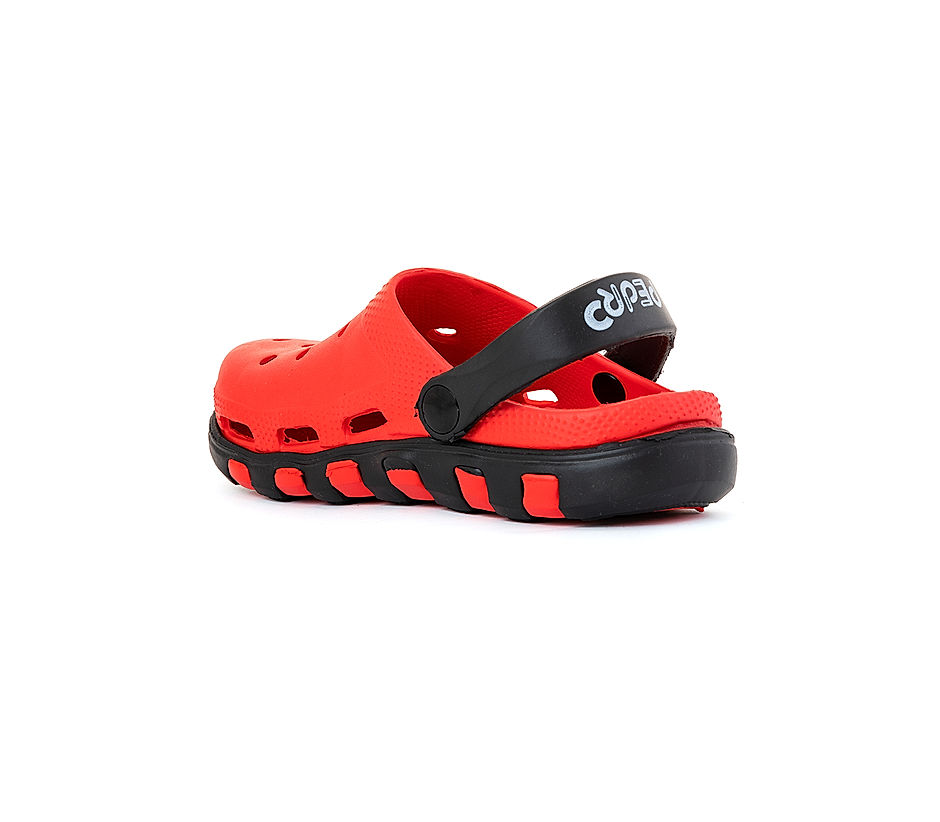 KHADIM Pedro Red Washable Clog Sandal for Boys - 5-10 yrs (6790035)