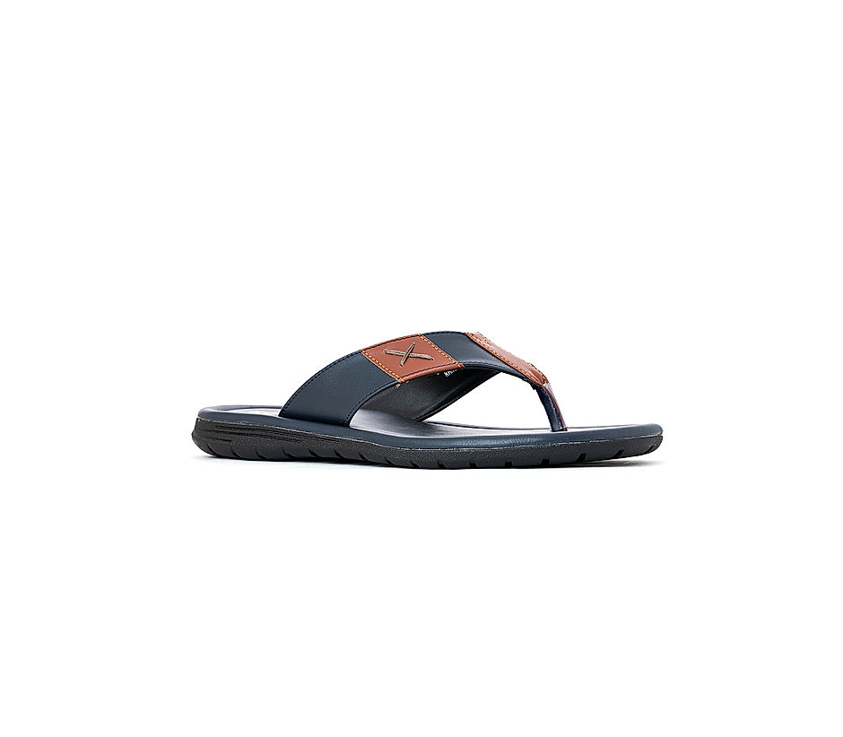 Khadim Navy Flip Flops for Men