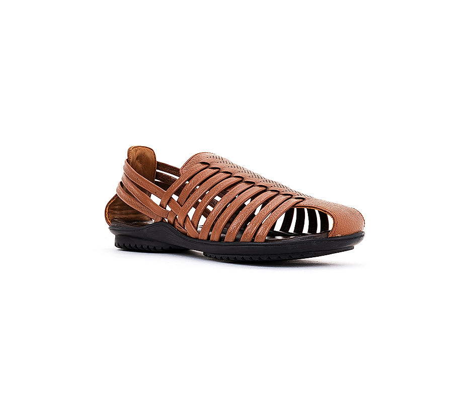 Dark brown gladiator sandals for women in real leather Handmade in Italy |  eBay