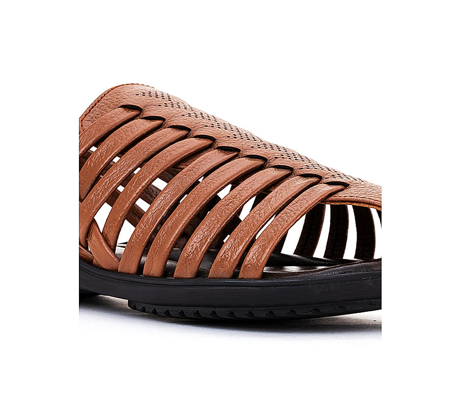 Khadims leather cheap sandals for mens