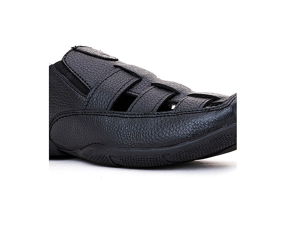 Buy EL PASO Black Synthetic Leather Regular Lace Up Mens Casual Shoes |  Shoppers Stop