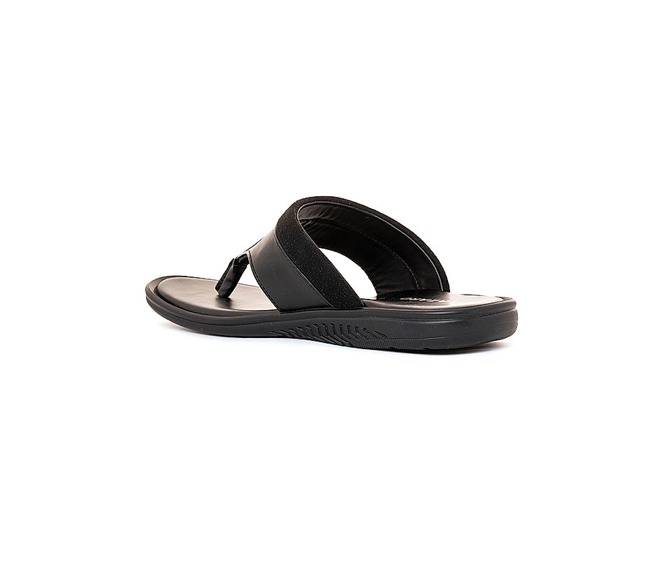 Black flip flop online slippers