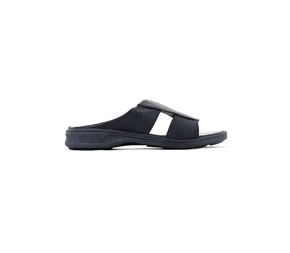 Mens black slide discount sandals