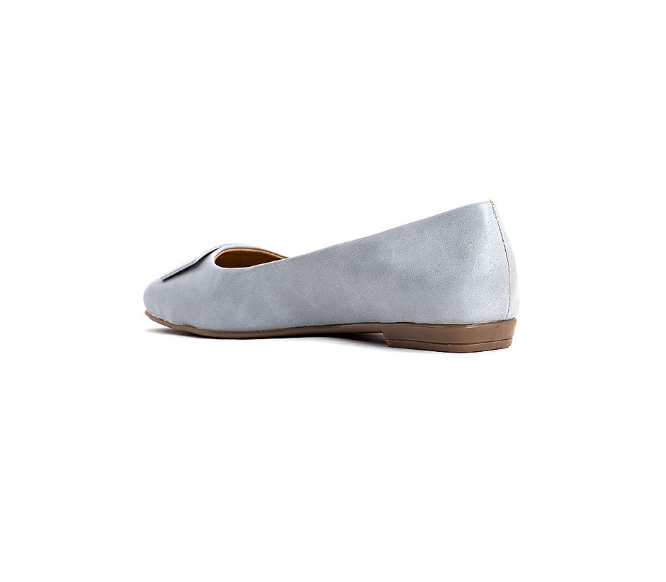 Cleo Grey Ballerina Casual Shoe for Women