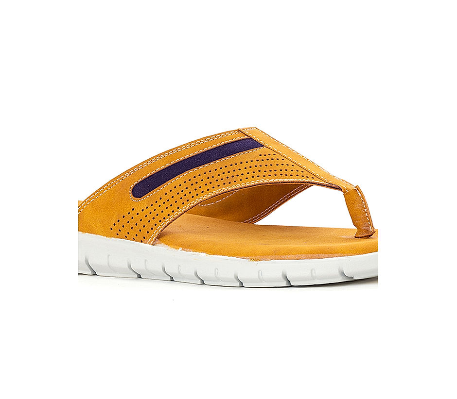 Softouch Tan Flip Flops for Men