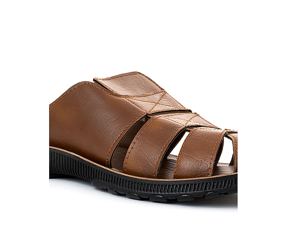 Khadims men's leather discount sandals