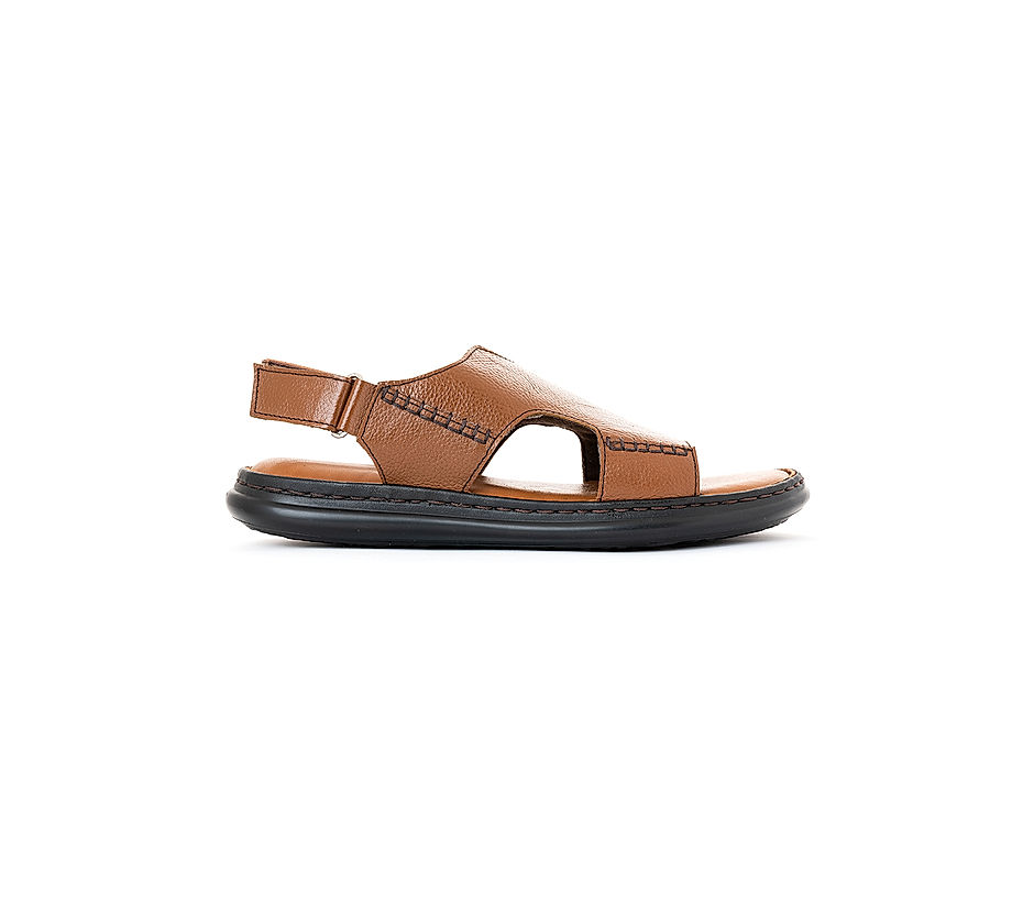KHADIM British Walkers Brown Leather Casual Sandal for Men (5053133)