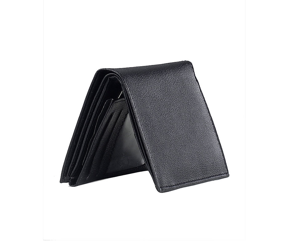 Khadim Black Bi-Fold Wallet for Men (3483126)