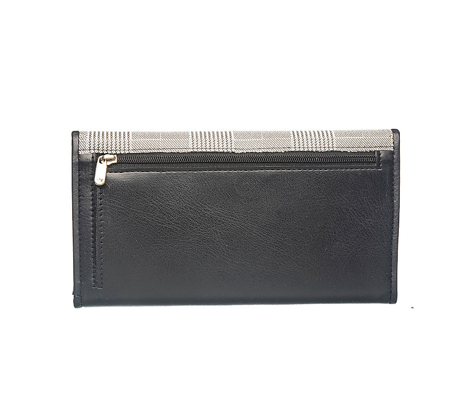 Khadim Black Clutch Bag Wallet for Women (3483466)