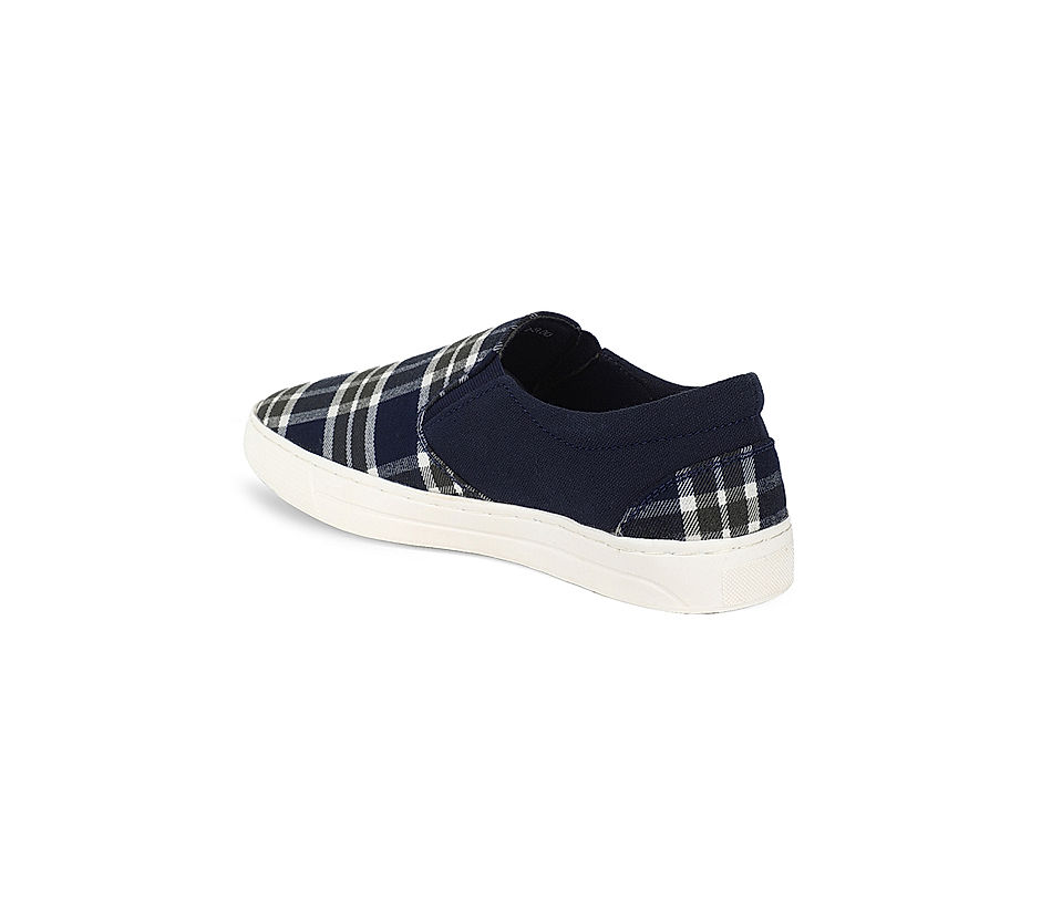 KHADIM Lazard Navy Blue Loafer Sneakers Canvas Shoe for Men (3361249)