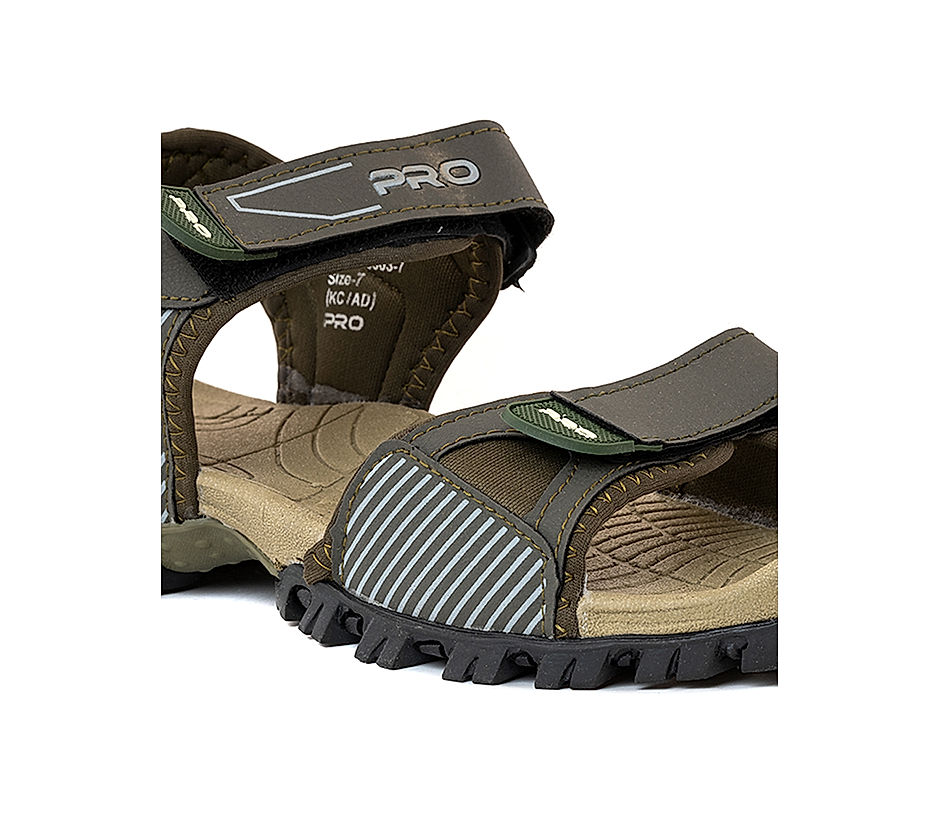 KHADIM Pro Olive Green Floaters Kitto Sandal for Men (6030987)